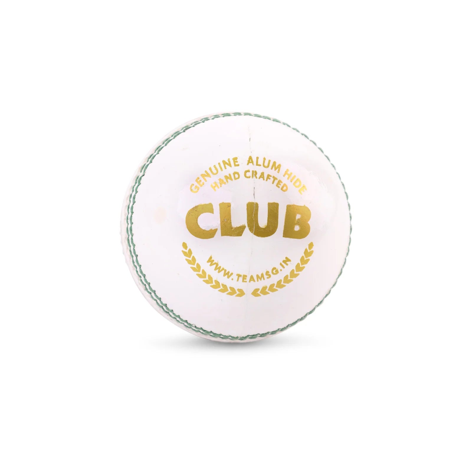 SG Club White Cricket Leather Ball (Four-Piece, Water Proof)