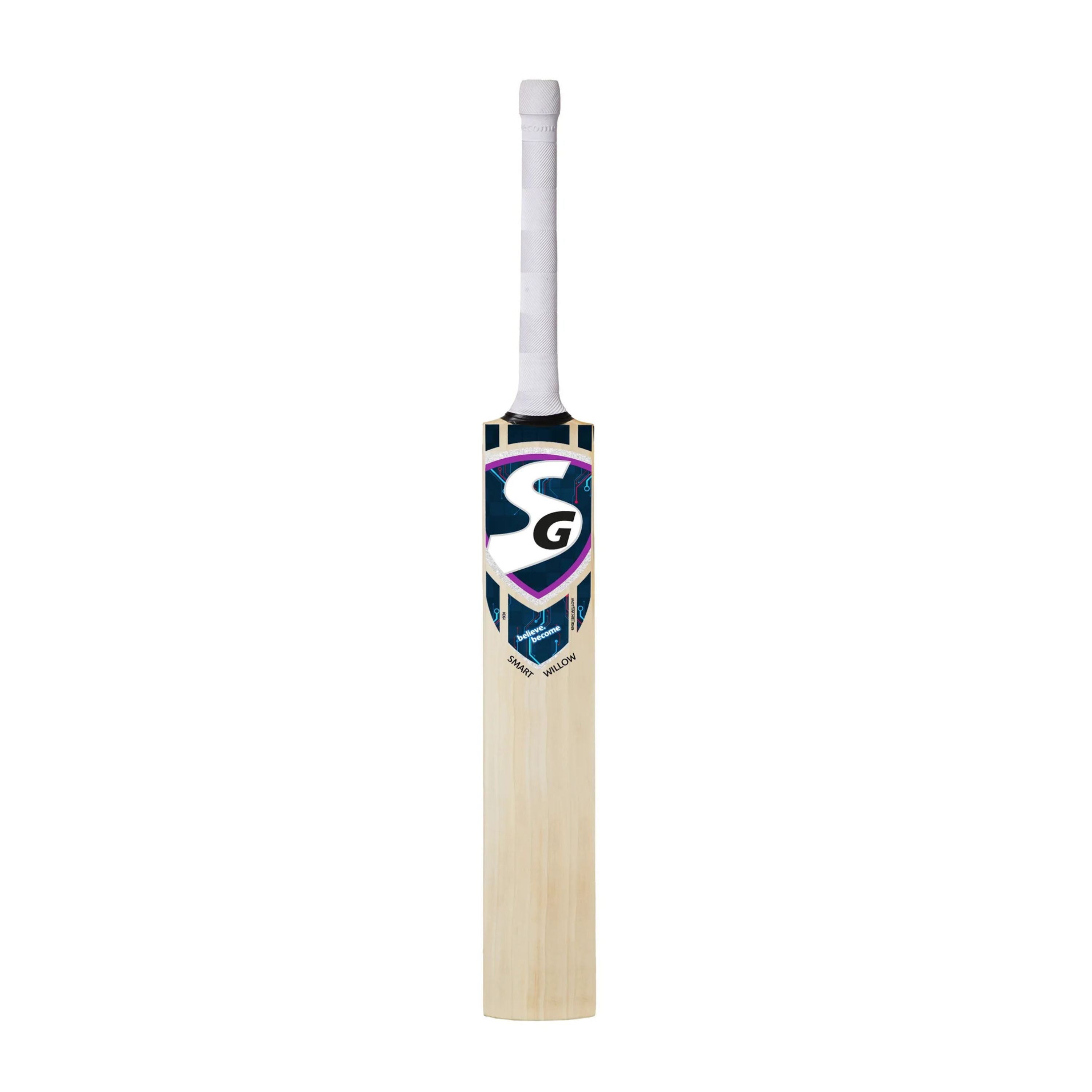 SG Smart Willow English Willow Cricket Bat with SG | Str8bat Sensor