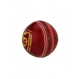 SG Club Red Cricket Leather Ball (Four-Piece, Water Proof)
