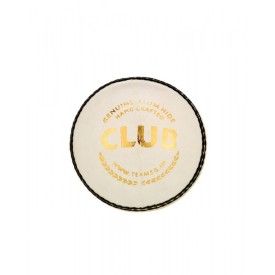 SG Club White Cricket Leather Ball (Four-Piece, Water Proof)
